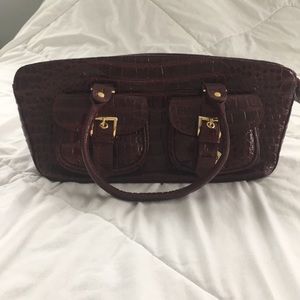 Burgundy Muska Italy handbag